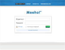 Tablet Screenshot of meeho.meeho.dk